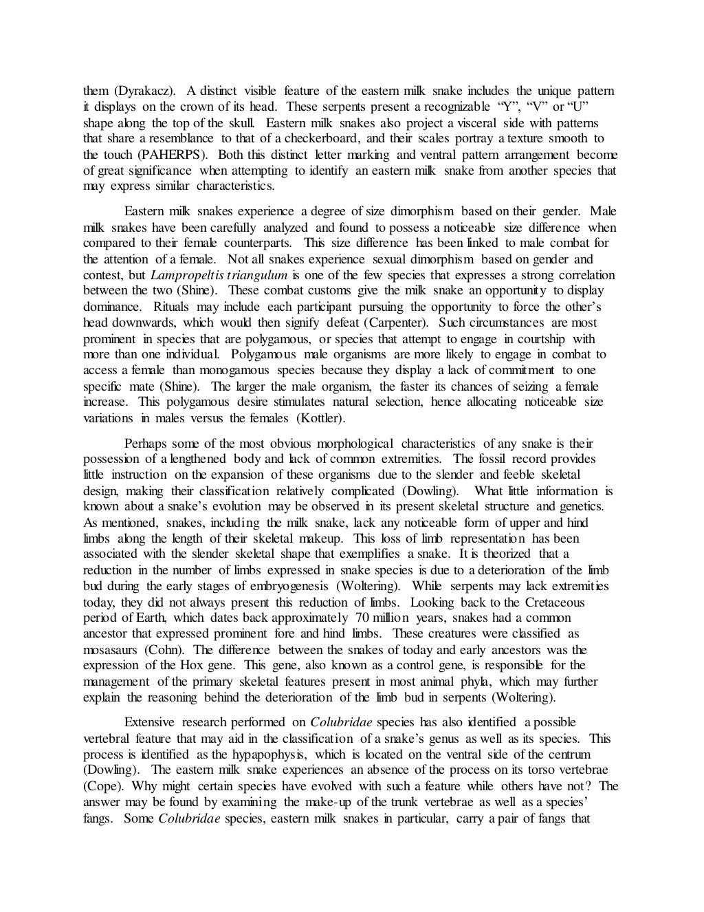 Biology 220 Species Research_Paper with Citations