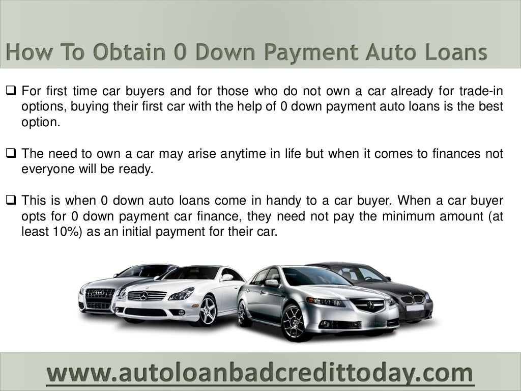 0 Down Payment Car Loans at Lowest Rate of Interest