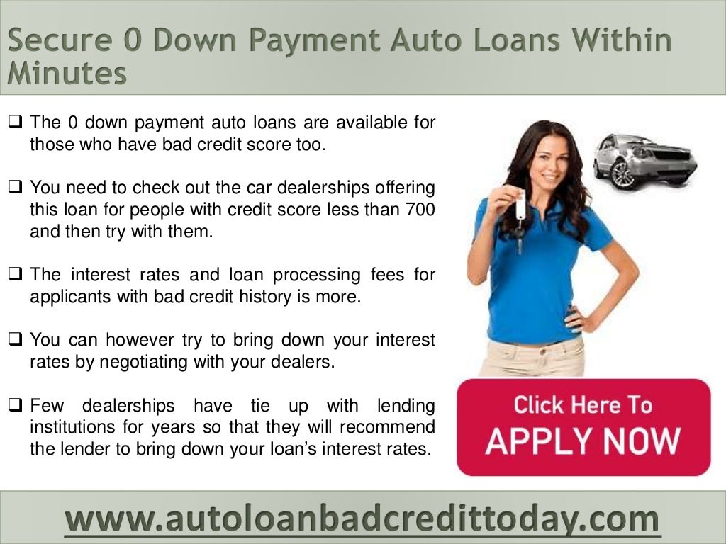 0 Down Payment Car Loans at Lowest Rate of Interest