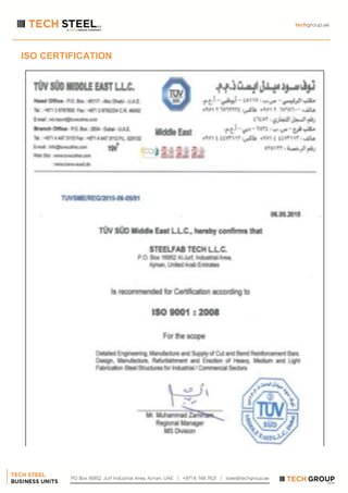 ISO CERTIFICATION
 