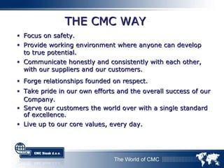 CMC SISAK presentation | PPT
