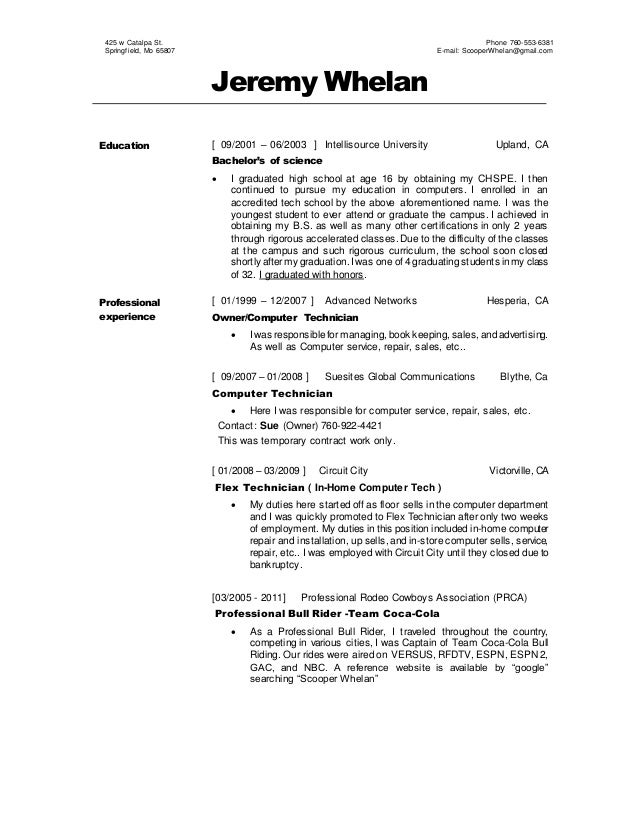 Jeremy Resume