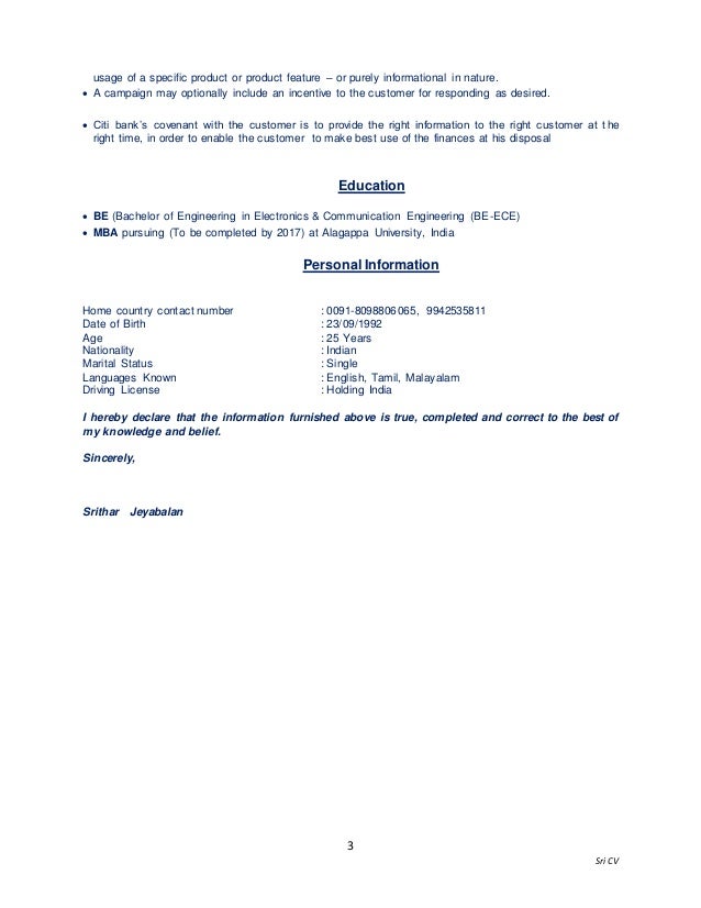 business analyst cv
