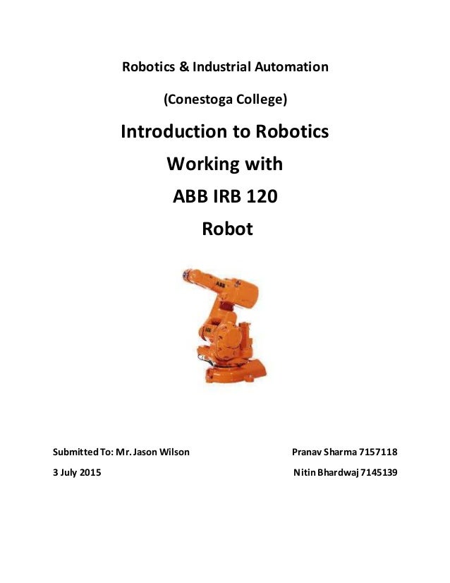 robotics and industrial automation conestoga