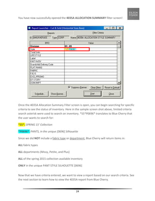 Blue Cherry BASIC TRAINING MANUAL | PDF