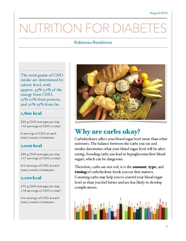 Diabetes Nutrition H