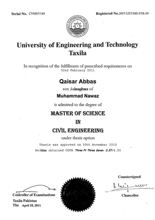 Education_M.Sc_Provisional Certificate and Degree