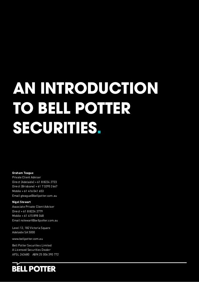 Bell Potter GT NS Capability Statement