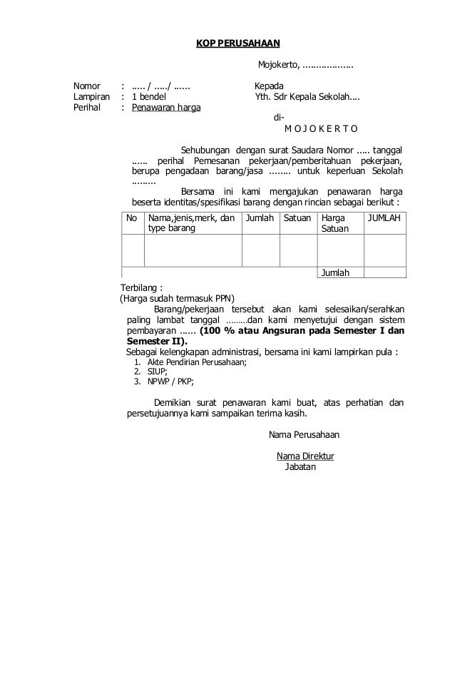 33+ Buatlah Contoh Surat Izin Usaha Dagang (Ud) Pics