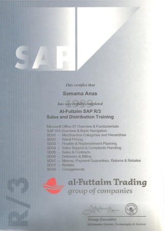 SAP Sand D Al Futtaim