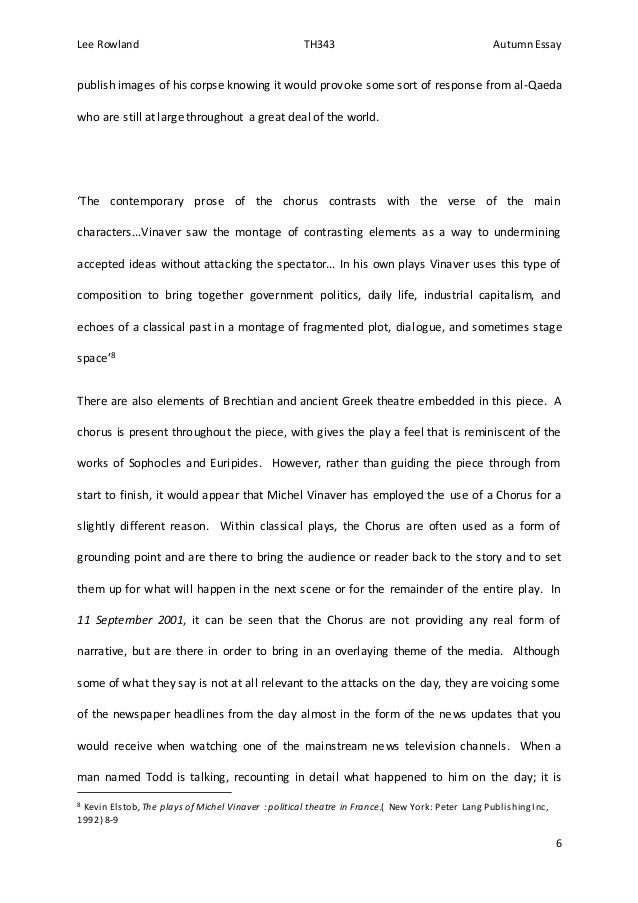 Political theatre essay image