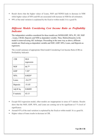 Analysis of the Efficiency of NBFCs | PDF
