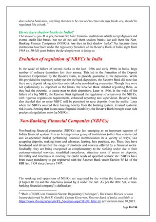 Analysis of the Efficiency of NBFCs | PDF