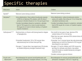 Specific therapies
 