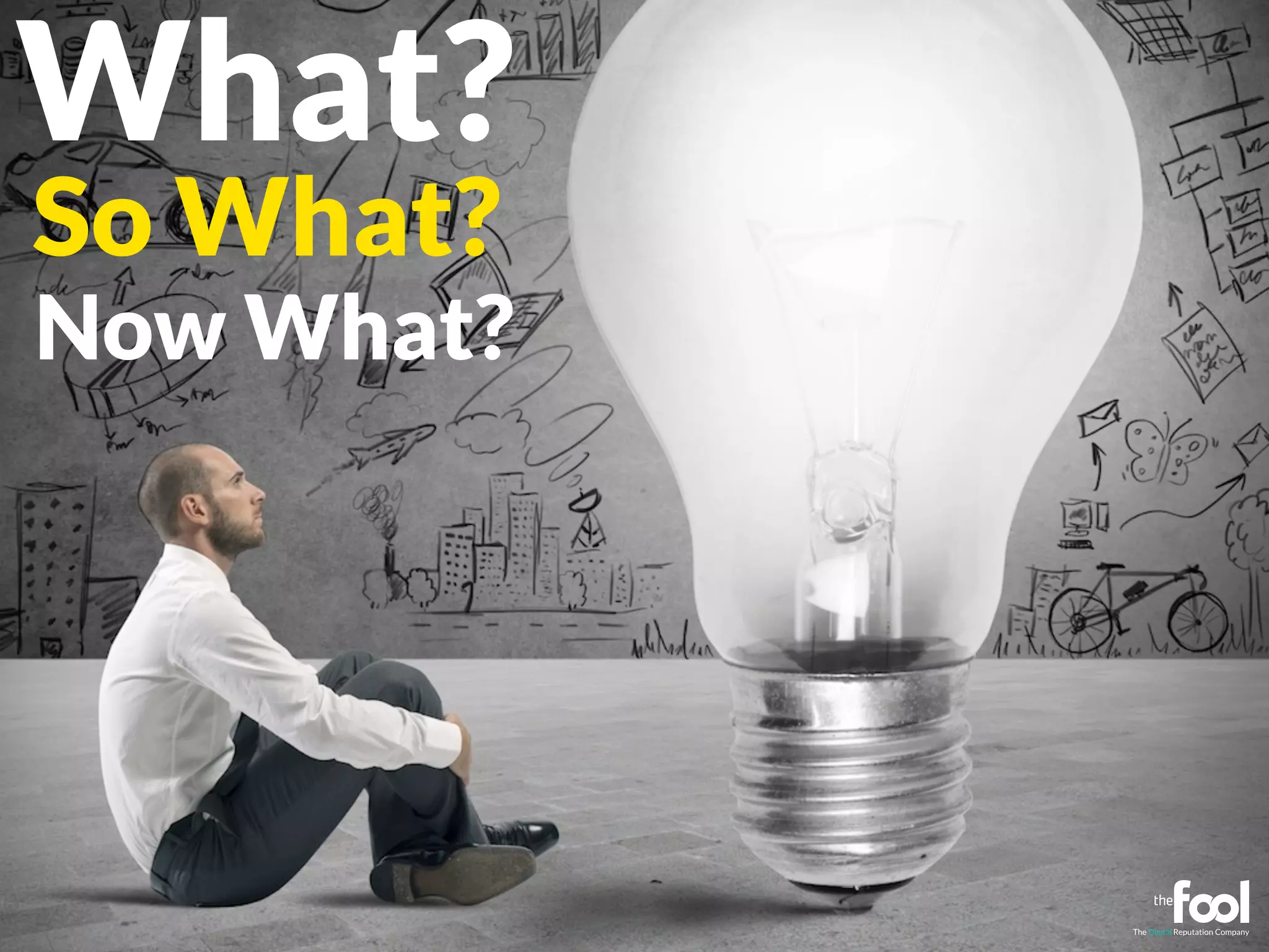 What? 
So What? 
Now What? 
 