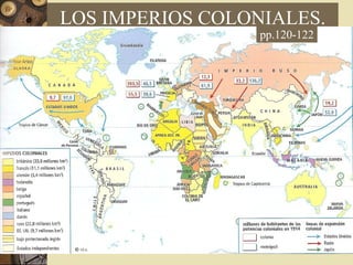 LOS IMPERIOS COLONIALES.
pp.120-122
 
