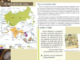 EL REPARTO DE ASIA.
 
