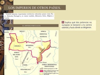 LOS IMPERIOS DE OTROS PAÍSES.
EL IMPERIO PORTUGUÉS
 