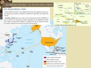 EL IMPERIO ESPAÑOL Y EL DE ESTADOS UNIDOS.
 