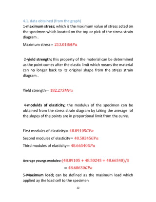 0 exp no.4 bending test experiment | PDF