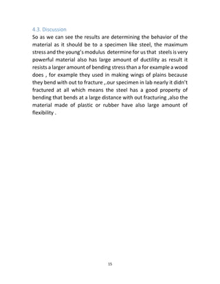 0 exp no.4 bending test experiment | PDF