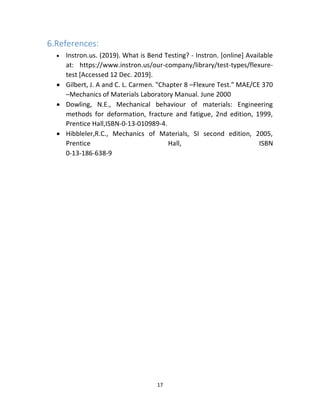 0 exp no.4 bending test experiment | PDF