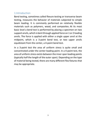 0 exp no.4 bending test experiment | PDF