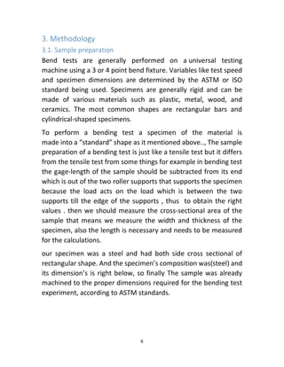 0 exp no.4 bending test experiment | PDF