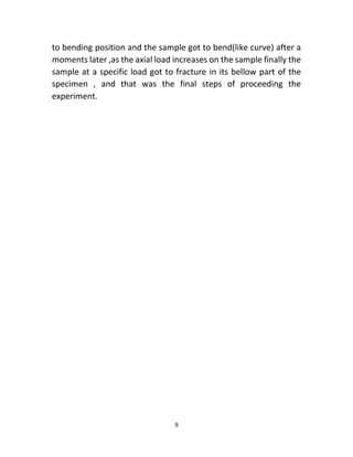 0 exp no.4 bending test experiment | PDF
