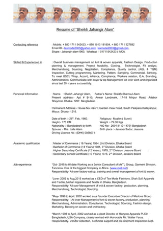 Latest Resume of J.A | PDF