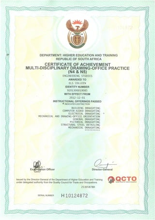 MDDOP Certificate
