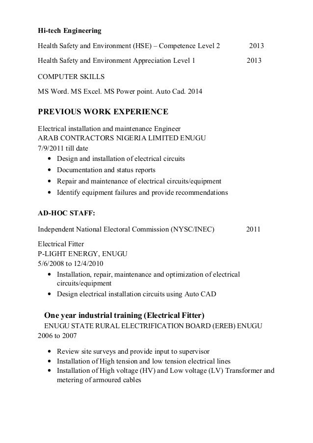 Free curriculum vitae template word picture