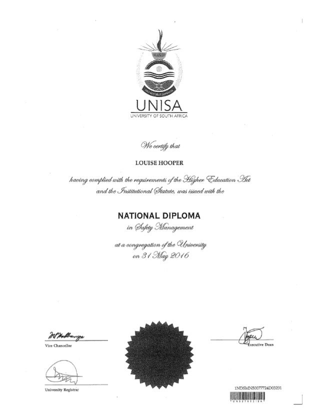 National Diploma Safety Management national-diploma-safety-management