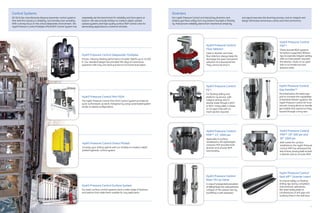 8 9
Hydril Pressure Control
Flow Selector
Used in diverter vent lines,
flow selectors always keep the
discharge line open and permit
selection of a downwind line.
They cannot be shut in.
Hydril Pressure Control
MSP™ 21" 2000 psi
Applicable to surface
installations, this lightweight,
compact MSP provides both
diverter and annular BOP
functionality.
Hydril Pressure Control
FS™
For floating drilling and
platform rig service, with
integral venting, the FS
diverter loads through a 49½"
or 60½" rotary table. It closes
on an open hole with no
insert packer required.
Hydril Pressure Control
Riser Fill-Up Valve
In case of unexpected evacuation
of drilling fluids, this valve prevents
collapse of the subsea riser by
backfilling it with seawater.
Hydril Pressure Control
FSP™
These diverter/BOP systems
for bottom-supported offshore
rigs incorporate integral venting.
With no insert packer required,
the diverter closes on an open
hole or to handle tool and
pressure tests.
Hydril Pressure Control
MSP™ 29" 500 psi and
30" 1000 psi
Well suited for surface
installations, the Hydril Pressure
Control MSP has withstood the
test of time, proving itself as both
a diverter and an annular BOP.
Hydril Pressure Control
Gas Handler™
Mounted below the telescopic
joint to increase the capabilities
of standard diverter systems, the
Hydril Pressure Control GH is an
annular closing device to handle
gas bubble that expand as they
ascend through a long riser.
Hydril Pressure Control
Seal-All™ Diverter Insert
To ensure safety on floating
drilling rigs during completion
and workover operations,
this insert easily seals on
combinations of drill pipe and
auxiliary lines in the well bore.
Diverters
Our Hydril Pressure Control and VetcoGray diverters vent
shallow gas flows safely from any bottom-founded or floating
rig. Field-proven reliability stems from mechanical simplicity:
one signal executes the diverting process, and an integral vent
design eliminates extraneous valves and interconnections.
Hydril Pressure Control Mini-MUX
The Hydril Pressure Control Mini-MUX Control System provides for
quick surface/jack up stack changeout by using a pod-based system
similar to subsea configurations
Hydril Pressure Control Surface System
Our basic surface control systems have a wide range of features
and options that make them suitable for any application.
Hydril Pressure Control Deepwater Multiplex
Proven, industry-leading performance at water depths up to 12,500
ft. Our standard design has provided 364 days of continuous
operation with only one stack pull due to hurricane evacuation.
Hydril Pressure Control Direct Piloted
Increase your drilling uptime with our shallow-to-medium depth
piolted hydraulic control system.
Control Systems
GE Oil & Gas manufactures blowout preventer control systems
that lead the industry in reliability, functionality and versatility.
With a strong focus on the critical deepwater environment, the
Hydril Pressure Control Multiplex (MUX) BOP Control System has
repeatedly set the benchmark for reliability and time spent on
bottom. We also provide shallow-to-medium depth, piloted
subsea systems and high-quality surface BOP control units for
demanding applications in extreme climates.
 