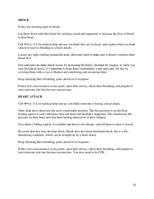 FIRST AID RESEARCH PROJECT