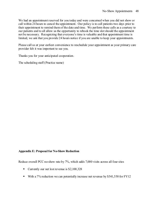 no show appointment letter template thesis no show project bridgette noel no show appointment letter template thesis no show project bridgette noel