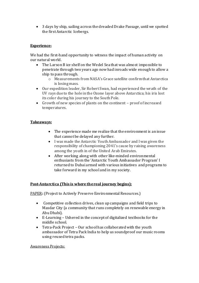 Antarctica essay image