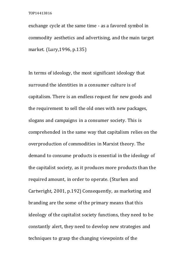 Consumer product essay