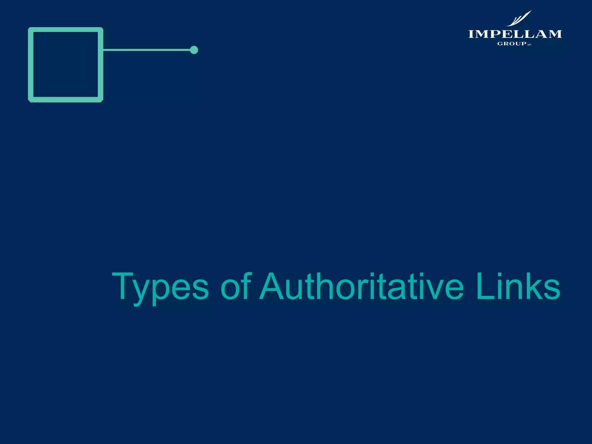Types of Authoritative Links
 