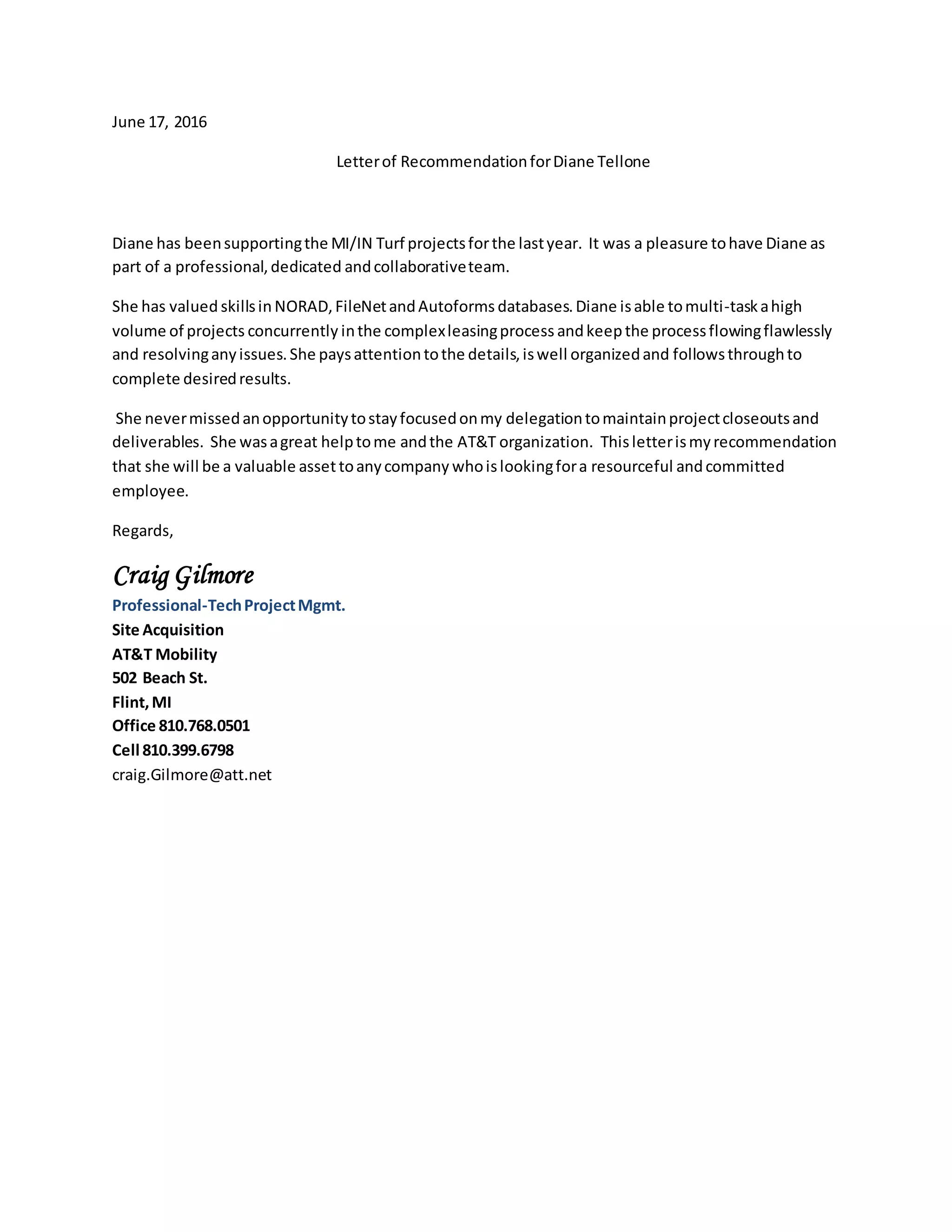 ATT recommendation | DOCX