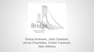 Grace Andrews, Julia Canavan,
Jenna Chamblee, Kristin Freeman,
Allie Withers
 