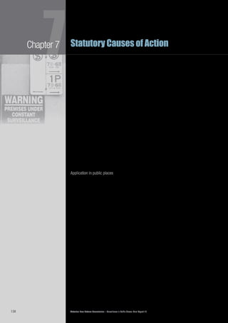 Victorian Law Reform Commission – Surveillance in Public Places: Final Report 18138
Chapter 7
7Statutory Causes of Action
The tort has two elements:7.56	
intrusion into a private place, conversation or matter; and•	
in a manner highly offensive to a reasonable person.•	 132
	
The requirement that the intrusion upon seclusion be ‘highly offensive to a7.57	
reasonable person’ means that the interference with seclusion must be substantial
and involve conduct that would elicit strong objection from a reasonable
person.133
An often-cited example is a press photographer who enters the hospital
room of a woman who has a rare illness and takes her photograph, even though
she previously objected to giving an interview.134
The intrusion itself subjects the defendant to liability, regardless of whether he or7.58	
she has published information gained from the intrusion.135
According to Andrew
McClurg: ‘this is important because it insulates the tort of intrusion from many of
the free speech obstacles that infiltrate the other privacy torts, most notably the
tort of public disclosure of private facts’.136
The US Supreme Court has held that the First Amendment to the US Constitution7.59	
prohibits actions for invasion of privacy where the published matter is truthful
and lawfully obtained information of legitimate public concern.137
By contrast,
the US Constitution provides only a limited right to gather information, which is
the right more directly implicated by intrusions into seclusion.138
Further, because
the ‘public interest test’ does not apply in the tort of intrusion, ‘it is technically
irrelevant whether the subject of intrusion is a public figure and/or whether
information acquired during the intrusion is a matter of public interest’.139
Application in public places
The tort of intrusion has been of limited use to people whose privacy has been7.60	
invaded in public places. This is due to what has been described as the ‘stubborn
principle’ in US tort law that privacy cannot be invaded in or from a public
place.140
William Prosser wrote in his 1960 article:
On the public street, or in any other public place, the plaintiff has no right
to be alone, and it is no invasion of his privacy to do no more than follow
him about. Neither is it such an invasion to take his photograph in such
a place, since this amounts to nothing more than making a record, not
differing essentially from a full written description, of a public sight which
any one present would be free to see.141
The principle also appears in the Restatements, which adopted his view that7.61	
the tort of intrusion generally cannot occur in public places.142
According to the
Restatements, there is no ‘liability for observing … or even taking [a plaintiff’s]
photograph while he is walking on the public highway, since he is not then in
seclusion, and his appearance is public and open to the public eye’.143
The Restatements acknowledges a narrow exception to the rule where the7.62	
intrusion concerns a matter that is not normally exhibited to the public gaze, such
as details of a person’s undergarments.144
Similarly, there may be privacy in public
with respect to a matter that is very personal in nature or implicates a person’s
‘emotional sanctum’.145
A number of cases have also said unreasonable, harassing
or persistent surveillance of individuals in public places can be unlawful.146
 