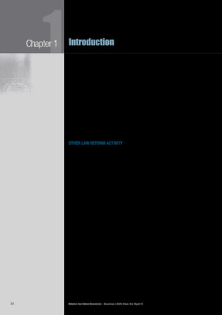 Victorian Law Reform Commission – Surveillance in Public Places: Final Report 1824
1Chapter 1 Introduction
Commonwealth and state information privacy laws regulate the use of ‘personal1.30	
information’.27
These laws contain privacy principles concerning the collection,
storage and use of personal information. While information privacy laws may
regulate some uses of public place surveillance,28
many of these activities are likely
to be beyond the reach of privacy laws.
Information privacy laws apply to government agencies and large businesses1.31	
only.29
In order to be defined as ‘personal information’, information must be
recorded,30
and must be about an individual ‘whose identity is apparent, or
can reasonably be ascertained’.31
The extent to which surveillance-captured
information is covered by this description is discussed in Chapter 3. Most
information captured by surveillance practices is unlikely to be ‘personal
information’ for the purposes of information privacy laws because the identity of
an individual cannot ‘reasonably be ascertained’ from that information.
However, because some ‘personal information’ is capable of being captured by1.32	
surveillance practices, there is potential for overlap between information privacy
laws and any regulation of surveillance. We have developed our recommendations
with this issue in mind.
other law reform activity
The issues of surveillance and privacy have been the subject of recent reports by1.33	
other Australian and international law reform bodies. The work of those bodies
has informed the commission’s approach to the complex issues surrounding
public place surveillance. We have referred to the findings of these law reform
agencies throughout the report.
australian law reform commission
In August 2008 the Australian Law Reform Commission (ALRC) reported on1.34	
whether the Privacy Act 1988 (Cth) and related laws continue to provide an
effective framework for the protection of privacy in Australia.32
The report
included 295 recommendations, which, if implemented, will result in a large-scale
overhaul of privacy regulation in Australia.
In its report, the ALRC recommended the creation of a unified set of privacy1.35	
principles that would apply to all federal government agencies and the private
sector. The ALRC also recommended that these principles should apply to state
and territory government agencies through an intergovernmental cooperative
scheme. This model aimed to ensure that, subject to limited exceptions, the same
privacy principles would apply across Australia.
The Australian Government released the first stage of its response to the ALRC1.36	
proposals in October 2009.33
It made an extensive commitment to redrafting the
Privacy Act 1998 (Cth) and giving new powers to the Privacy Commissioner. The
ALRC proposals, and the government response to them, are discussed in more
detail in Chapter 3 of this report.
The ALRC recommended a federal statutory cause of action for invasion of privacy1.37	
that would be available to individuals whose privacy has been invaded by means
of surveillance. This proposal assisted us when developing recommendations, set
out in Chapter 7, about two new causes of action for misuse of surveillance.
NSW law reform commission
In 2005, the NSW Law Reform Commission (NSWLRC) published a report entitled1.38	
Surveillance: Final Report which proposed a broad legislative approach to regulating
covert and overt forms of surveillance in private and public places.34
 