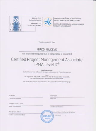 IPMA-certificate
