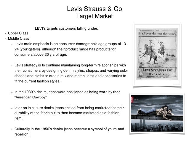 levi's target market