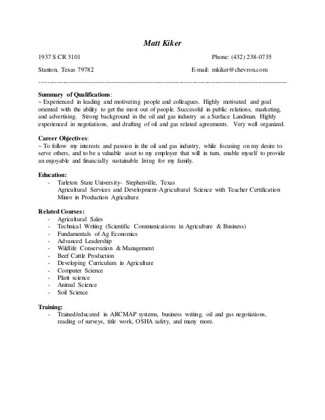 agriculture scientist resume