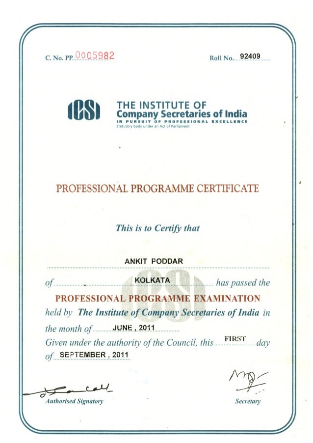 CS Final Certificate