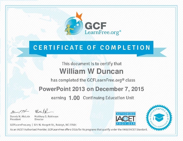 powerpoint certificate certificate powerpoint