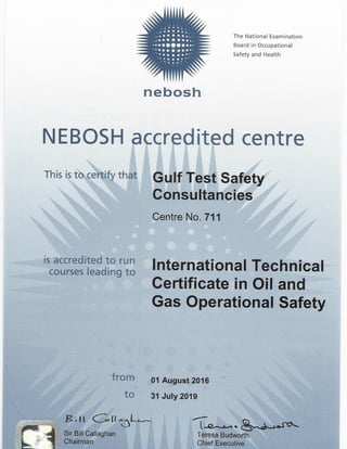 Nebosh Oil and Gas opearational safety certificate (2)