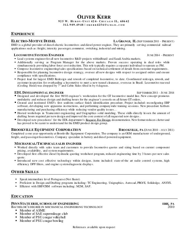 control system engineer resumes